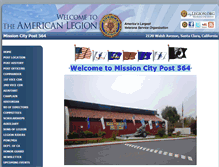 Tablet Screenshot of americanlegionpost564.org